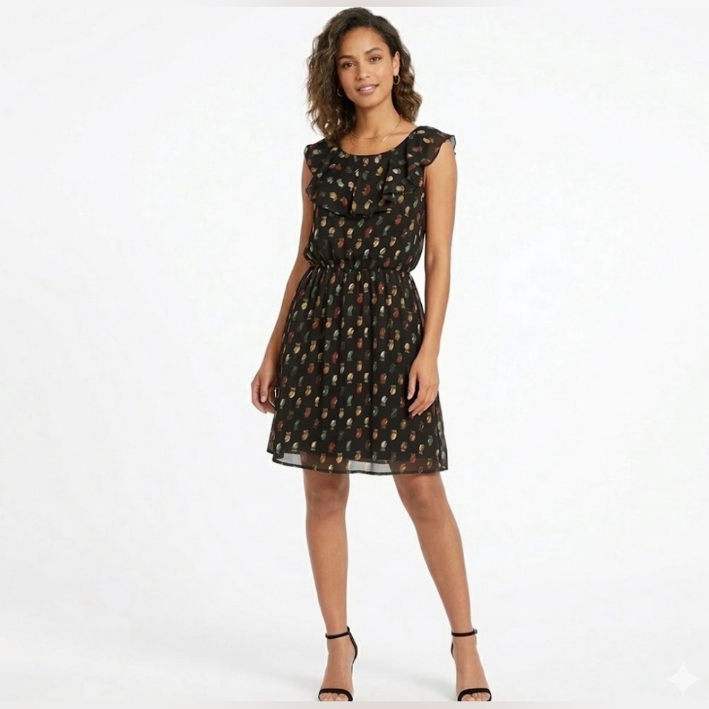 QED London Owl dress Sz -XS